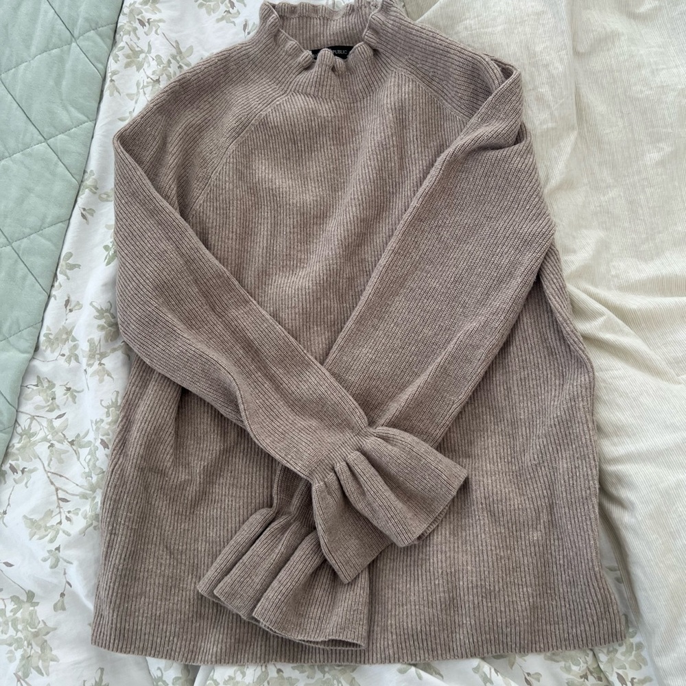 Banana Republic Women's Cowl Neck Sweater - Brown